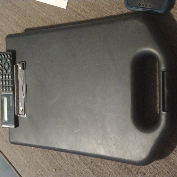 🗂️ Black Portable File Organizer with Calculator Case | Offers Welcome! - Picture 1 of 3